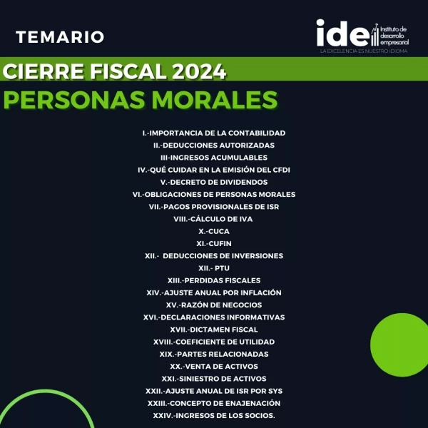 Cierre Fiscal 2024 Personas Morales Régimen General de Ley. - Imagen 3