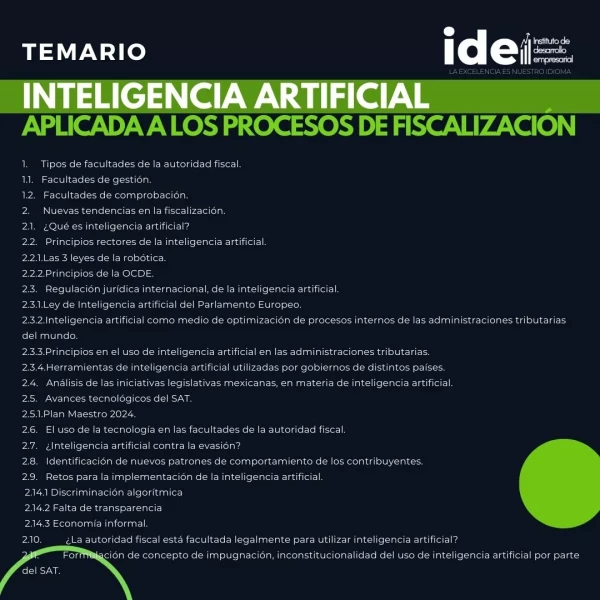 Inteligencia Artificial aplicada a los procesos de fiscalización